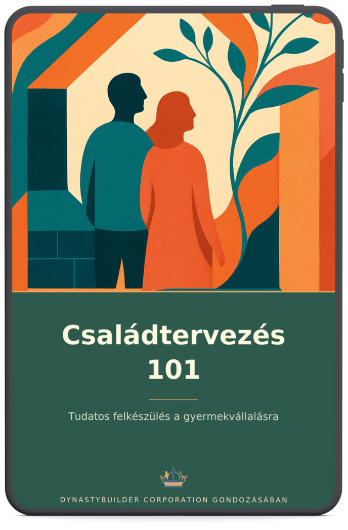 Családtervezés 101 e-book tableten